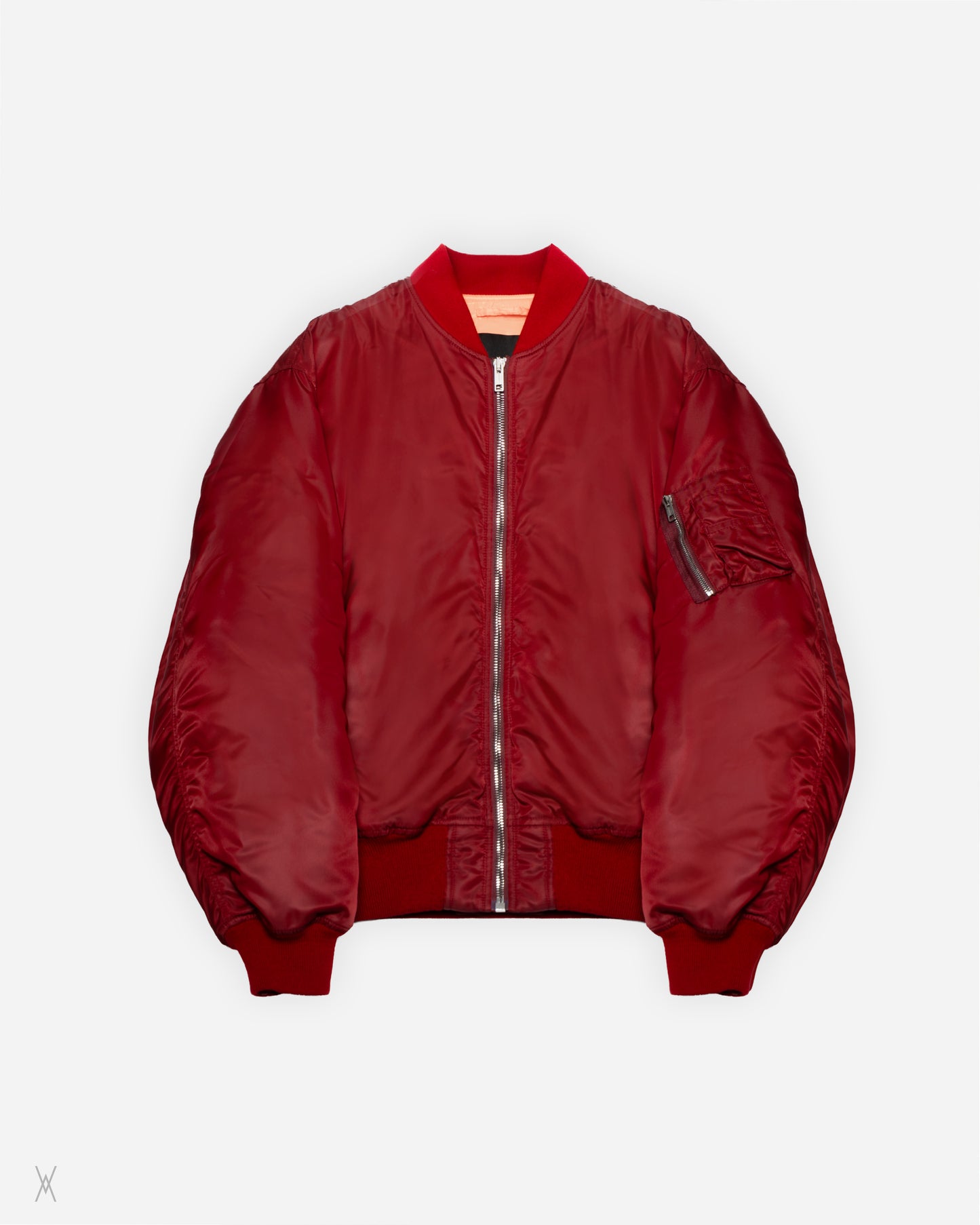 Bomber jacket with back embroidery