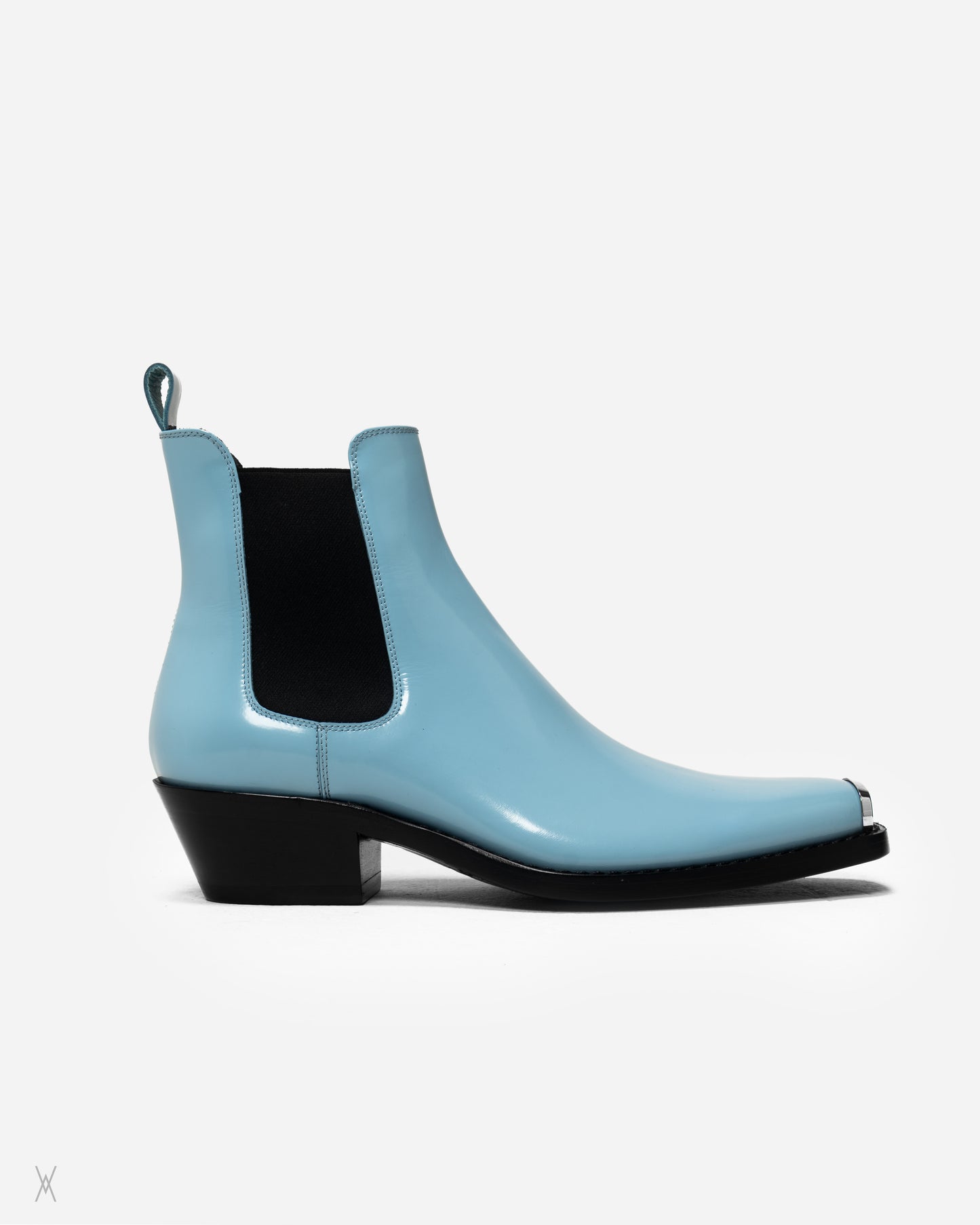 metal toe Chelsea boots