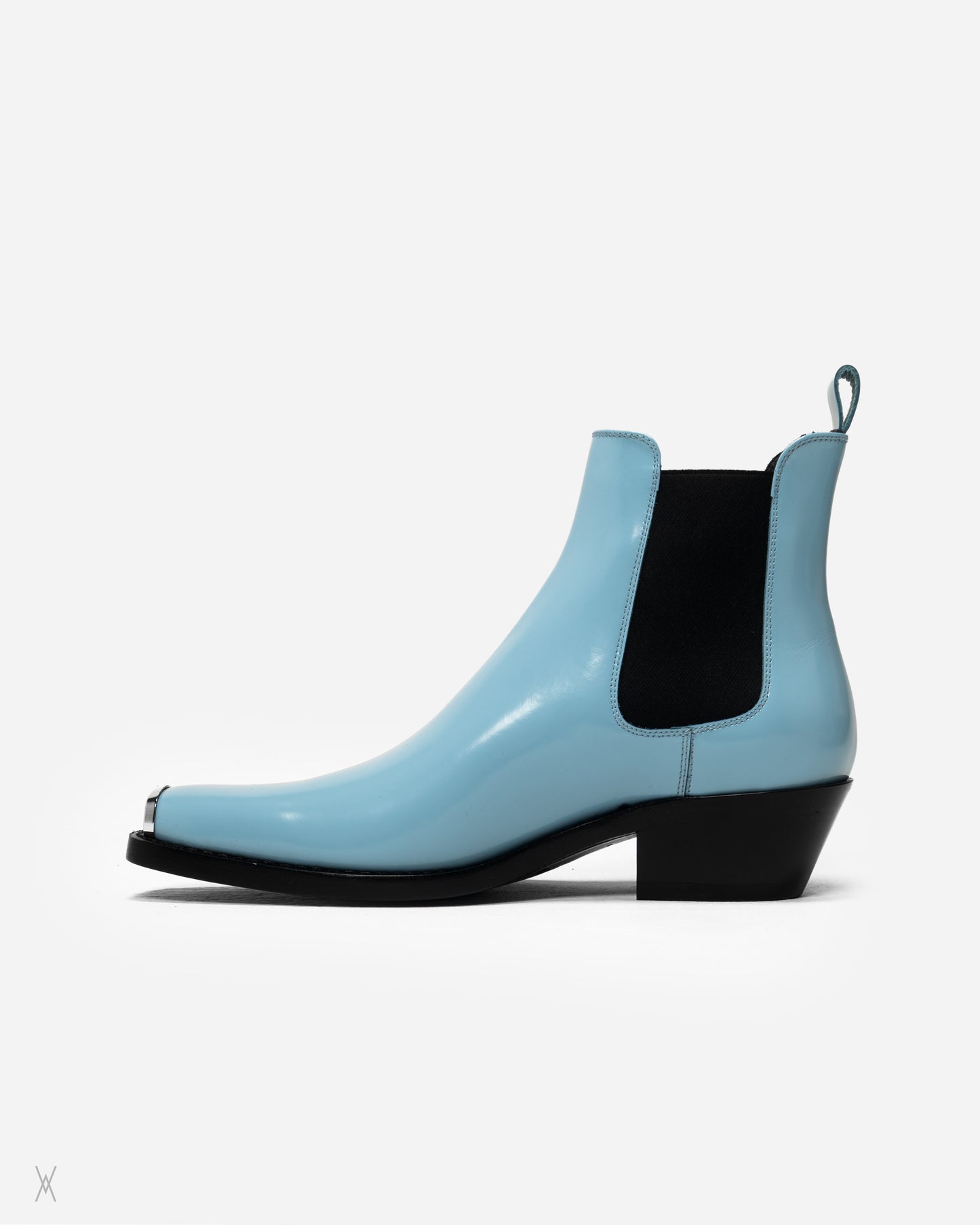 metal toe Chelsea boots
