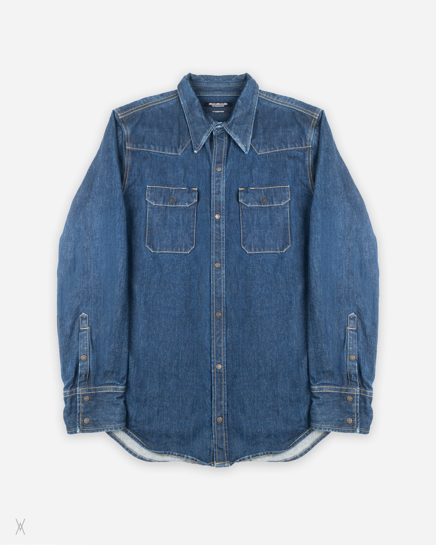 Calvin Klein denim western shirt