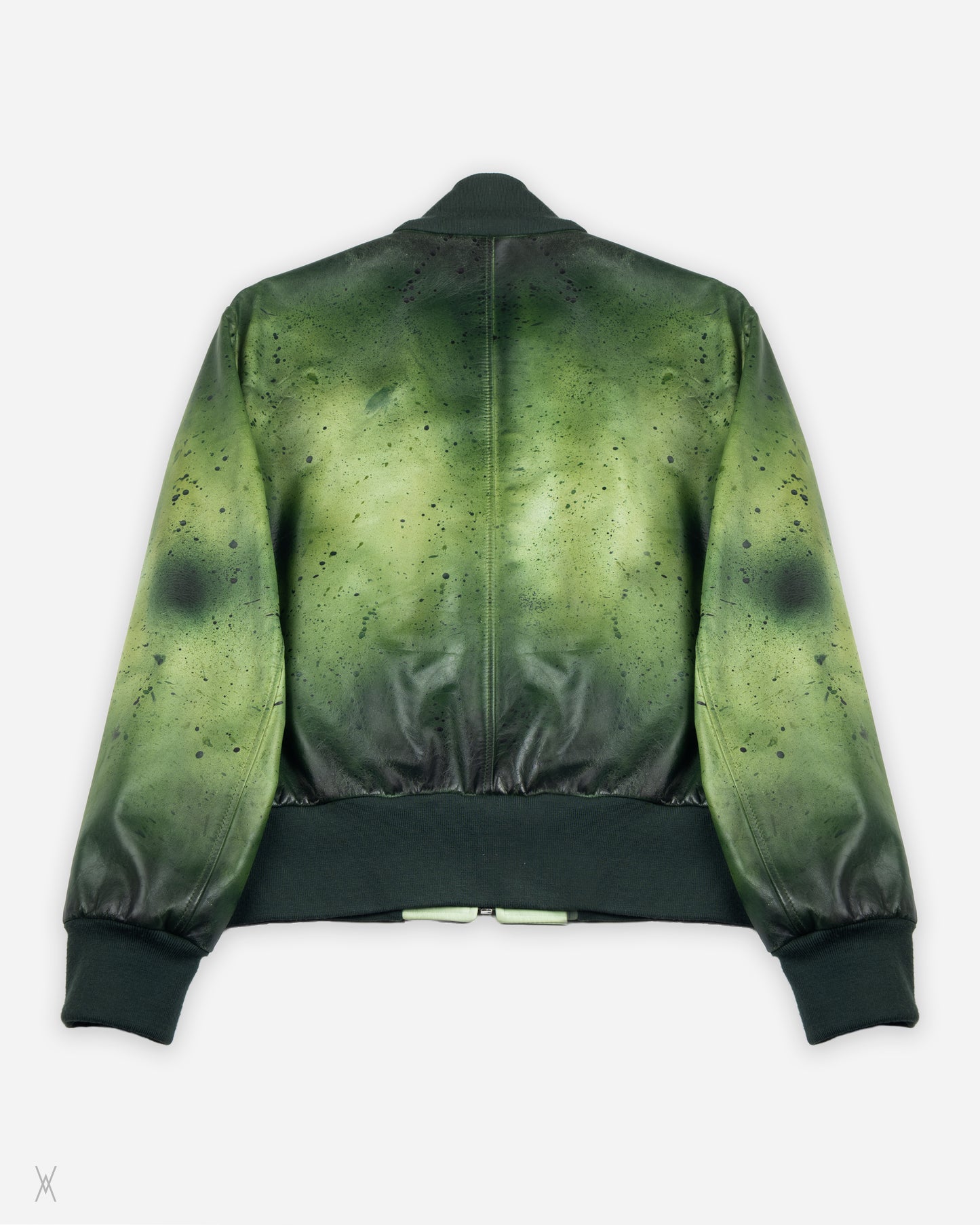 Calvin Klein leather bomber jacket