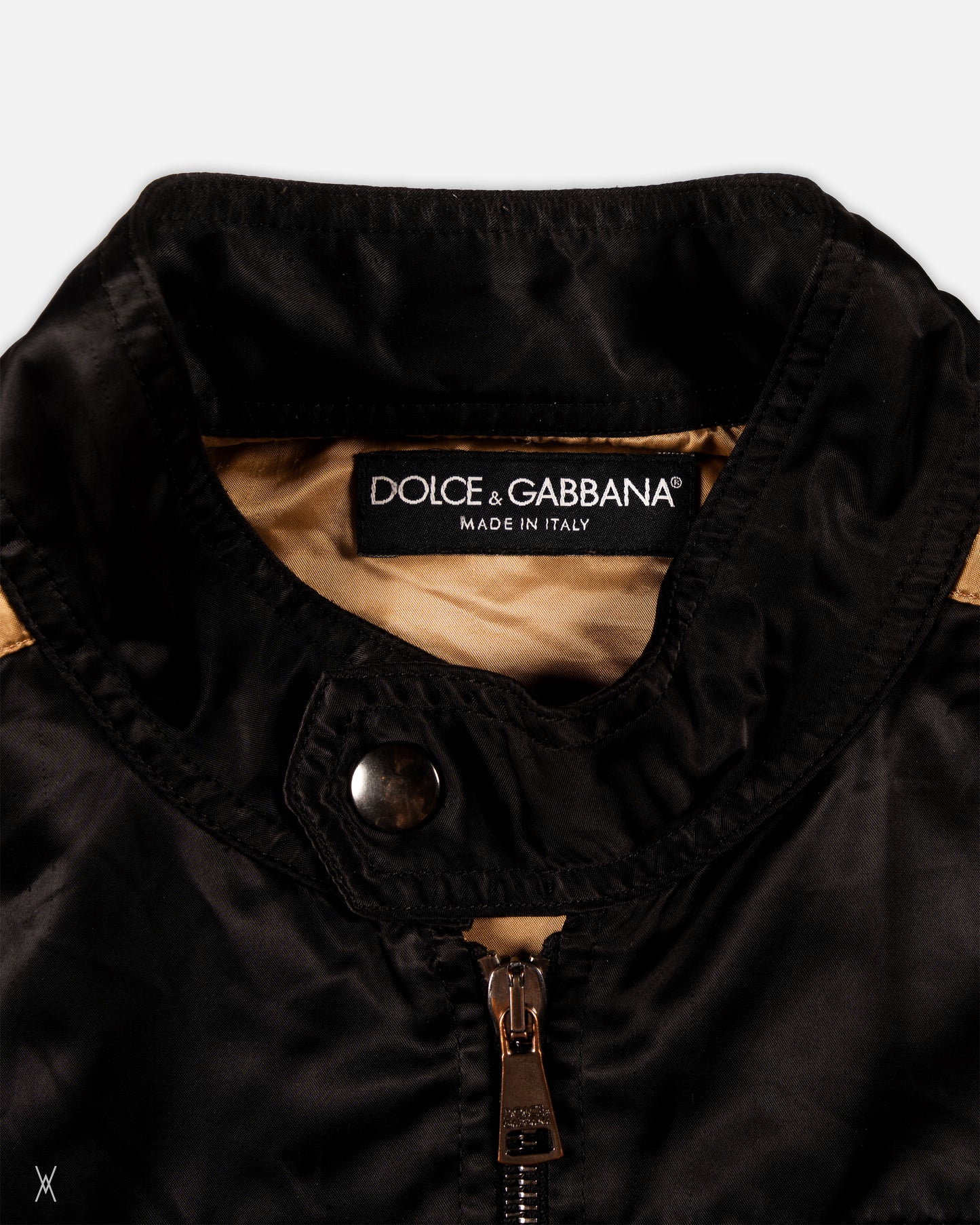 Black & Gold Track Bomber Jacket