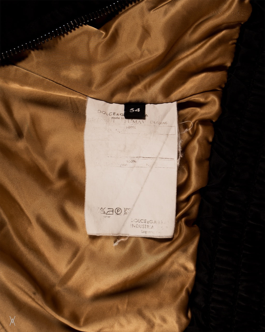 Black & Gold Track Bomber Jacket