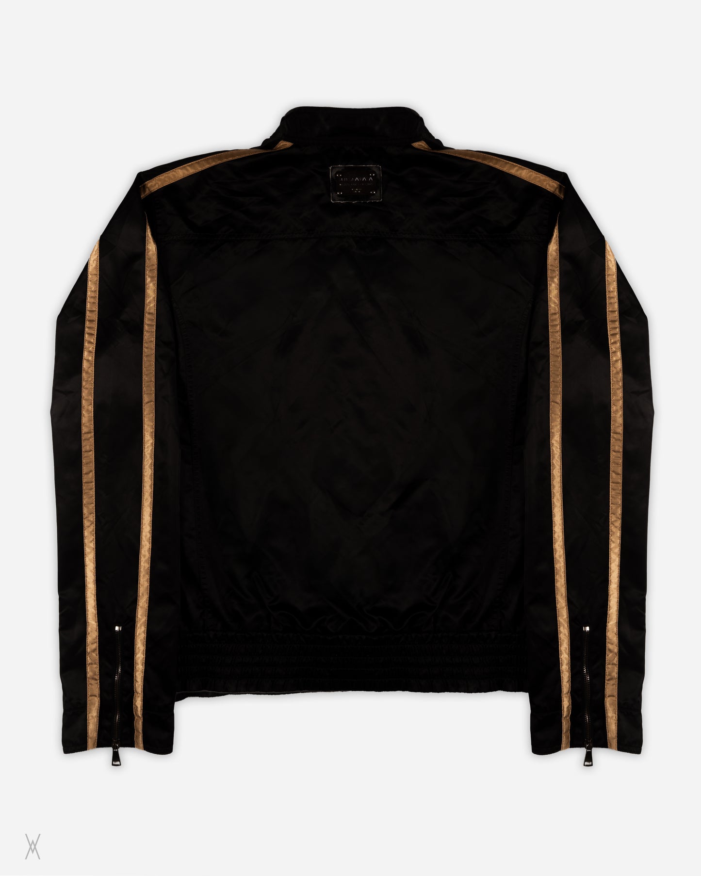Black & Gold Track Bomber Jacket