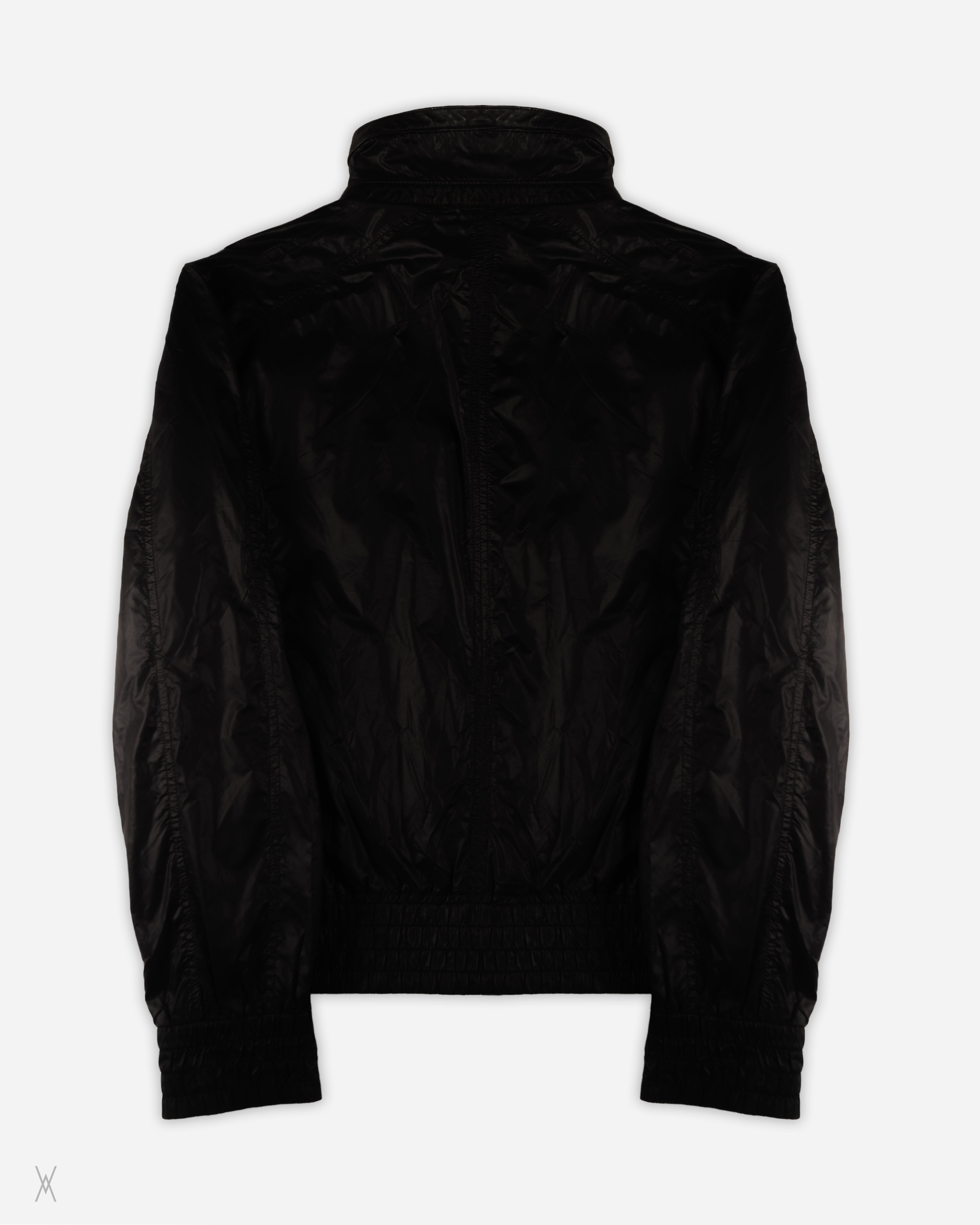 D&G Dolce & Gabbana Technical Zip Jacket with Lambskin – VORHE