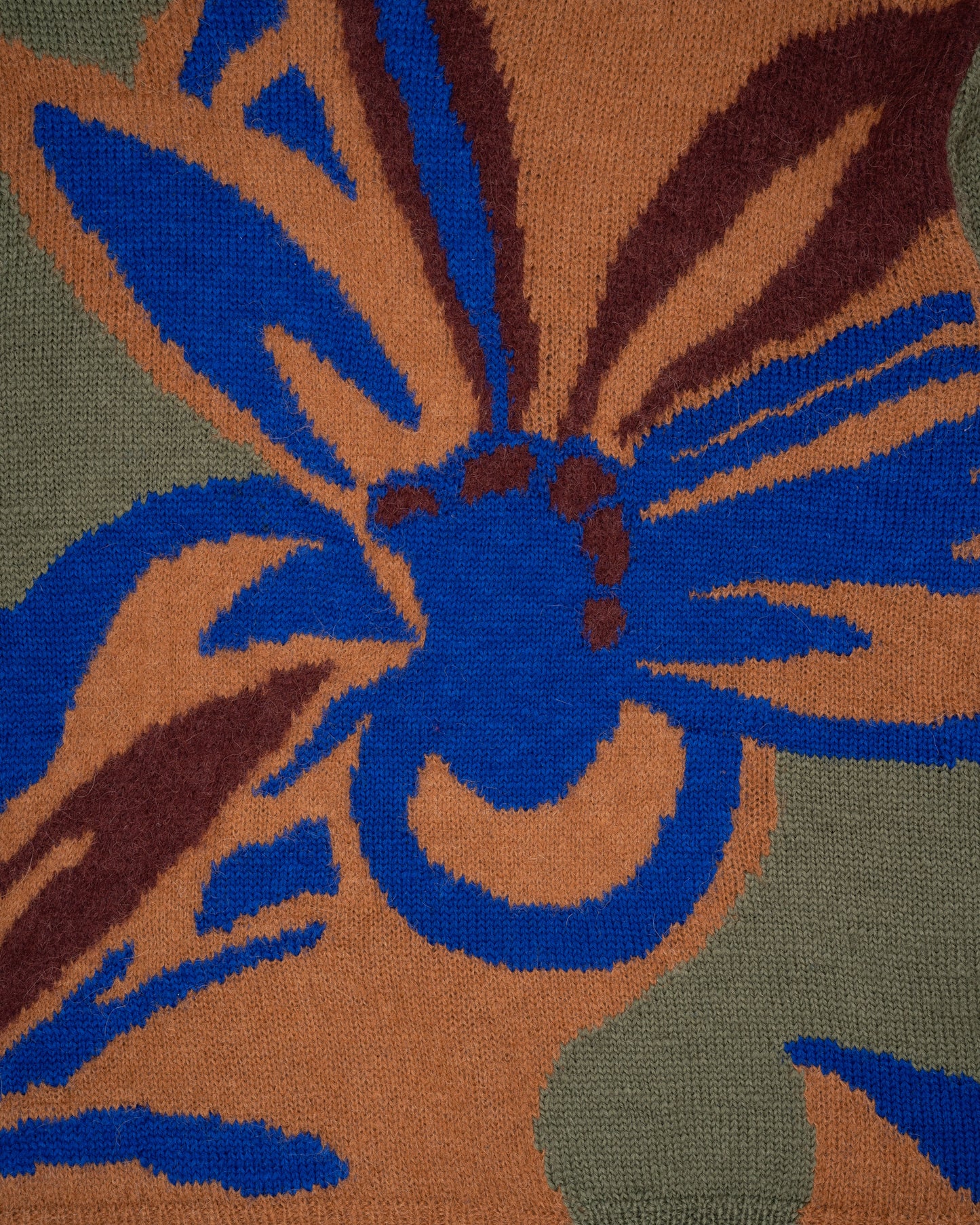 Dries van Noten flower pattern knit