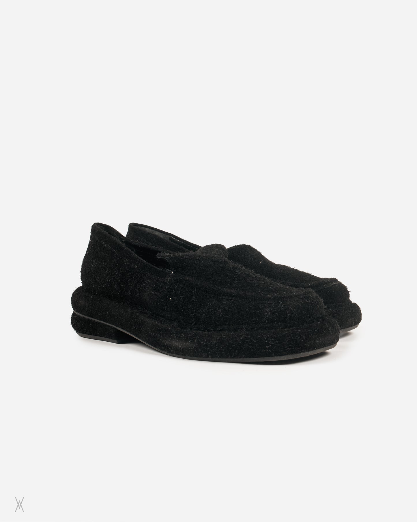 Eckhaus Latta black low-profile loafers