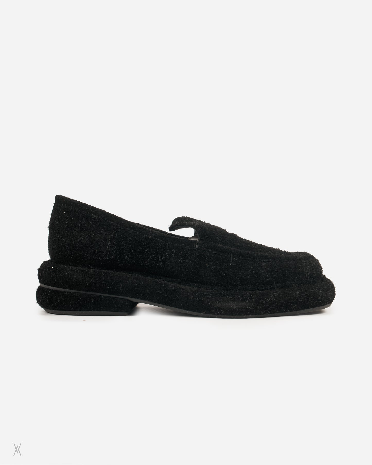 Eckhaus Latta black low-profile loafers