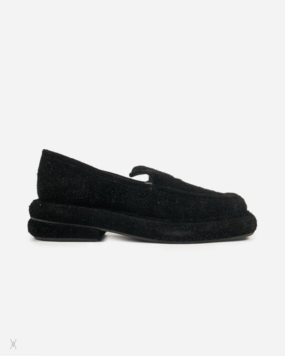Eckhaus Latta black low-profile loafers