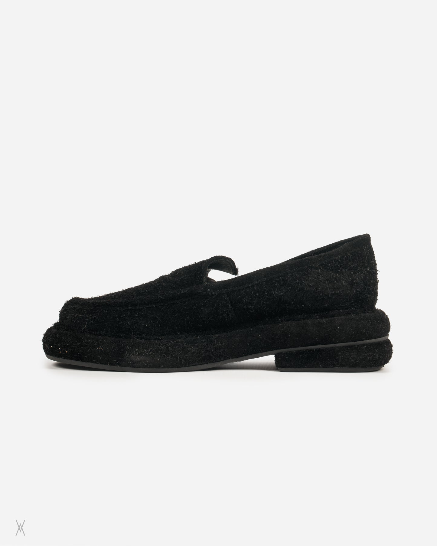 Eckhaus Latta black low-profile loafers