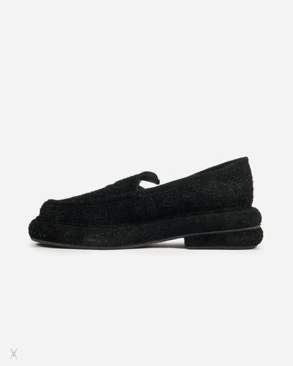 Eckhaus Latta black low-profile loafers