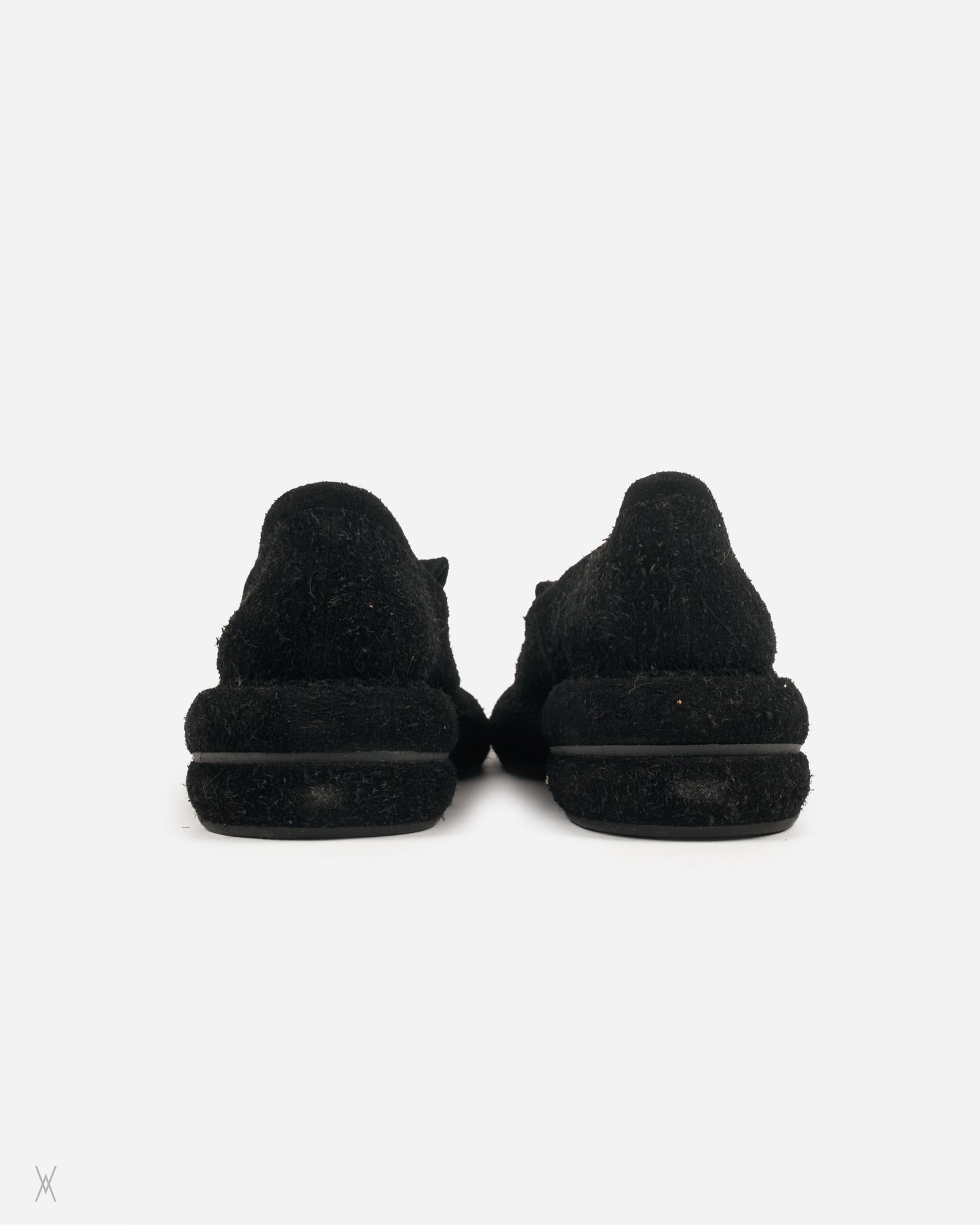 Eckhaus Latta black low-profile loafers