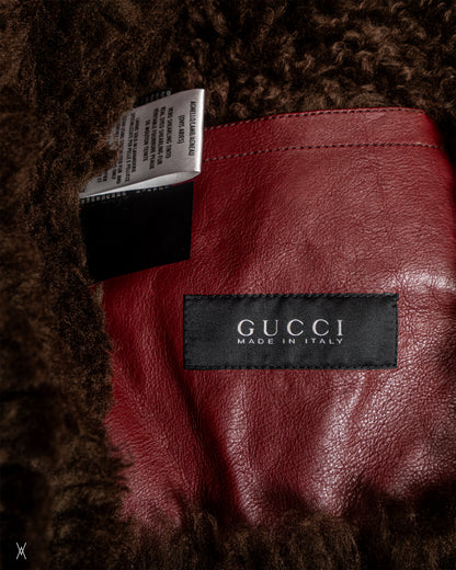 Runway shearling jacket F/W 2013