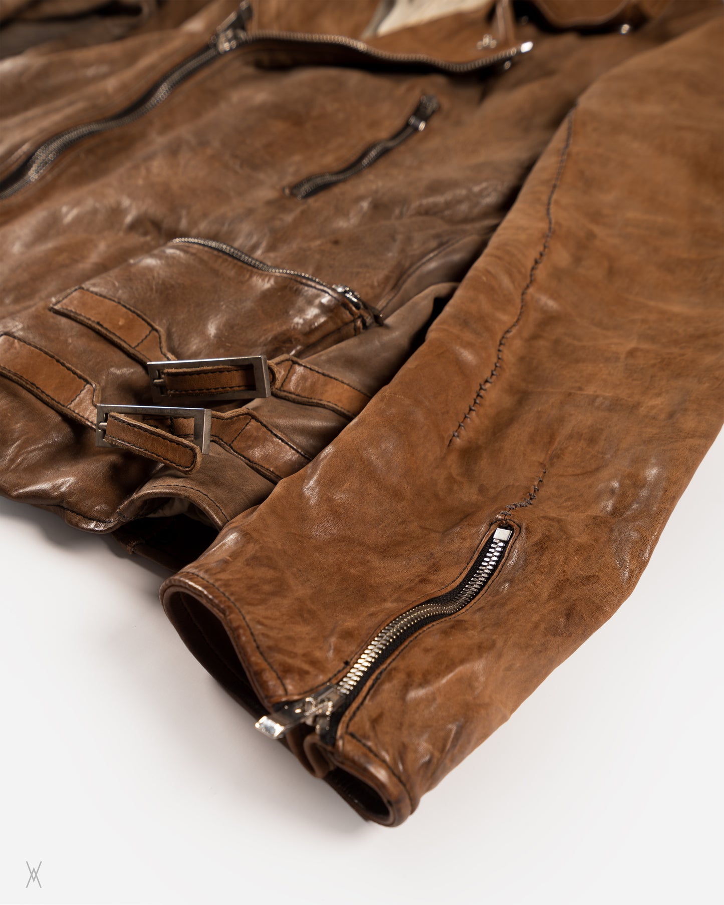 Incarnation Brown Horse Leather Biker Jacket