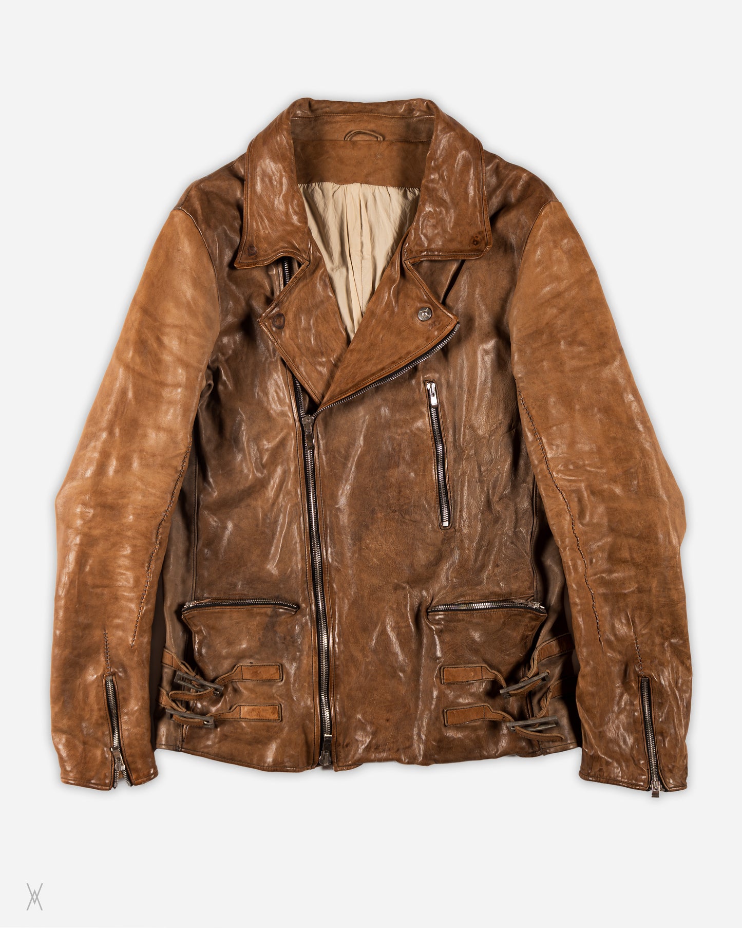 Incarnation Brown Horse Leather Biker Jacket
