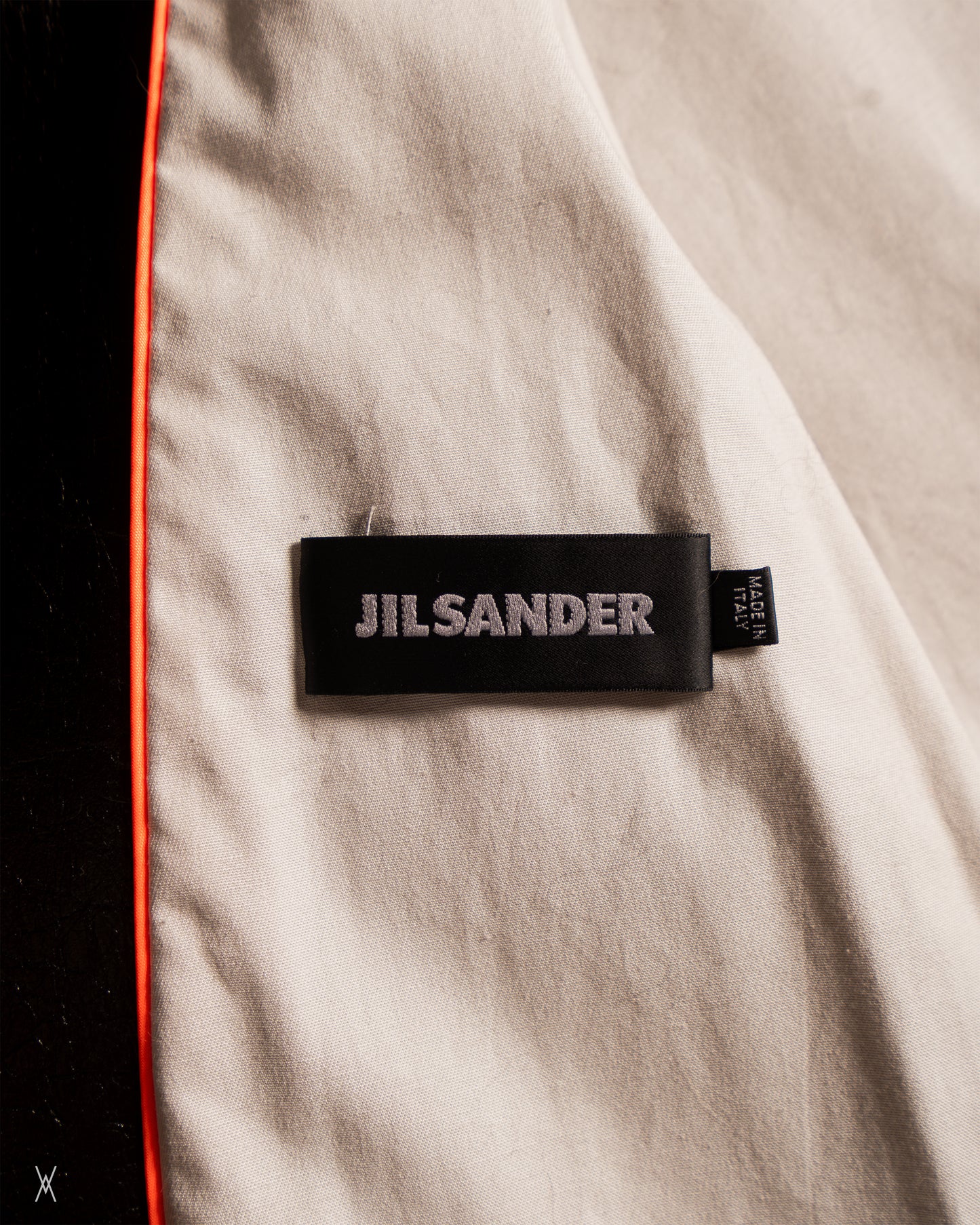 Jil Sander Black Glossy Lamb Leather Coat