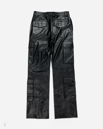 Kenzo Leather Cargo Pants