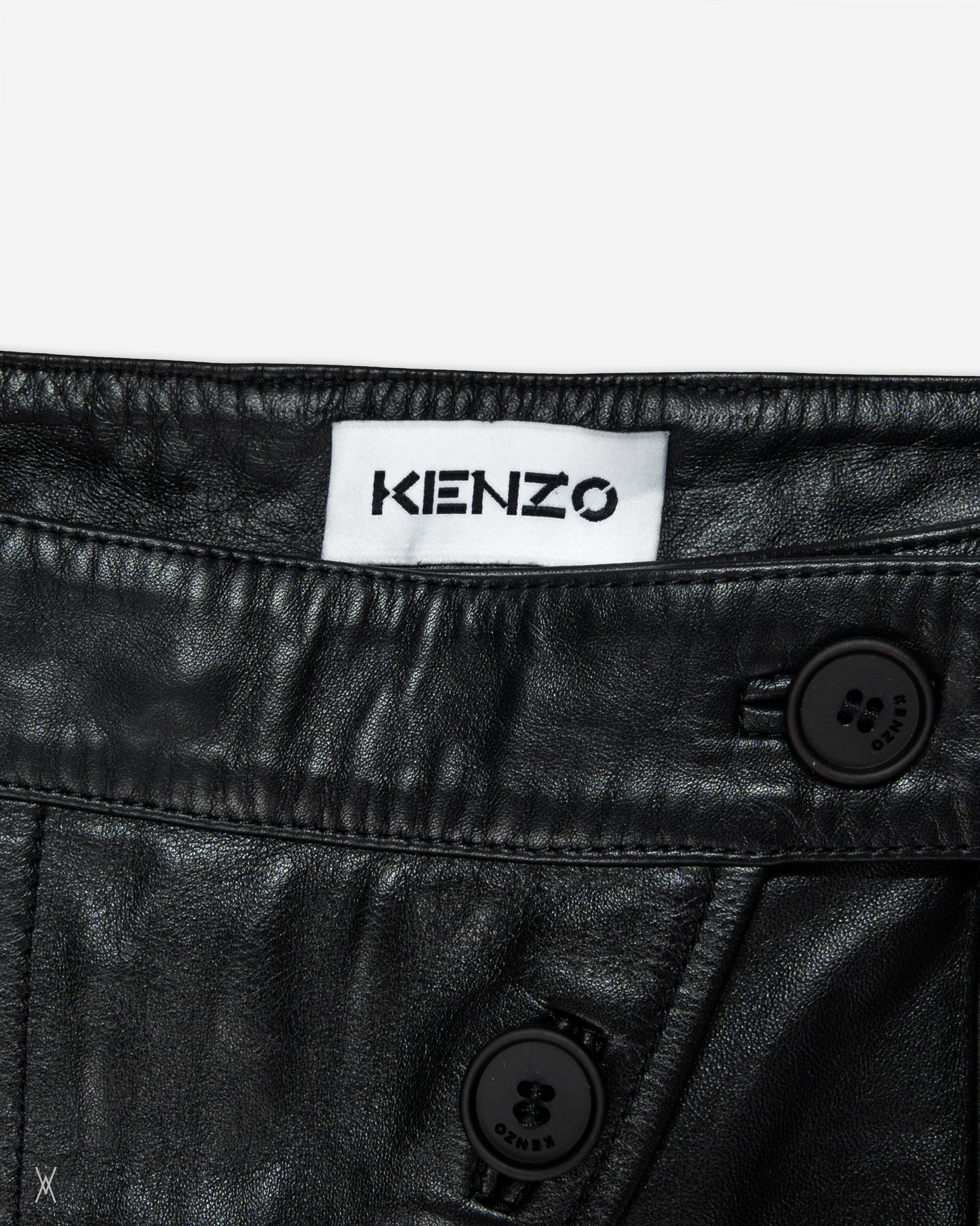 Kenzo Leather Cargo Pants