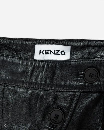 Kenzo Leather Cargo Pants