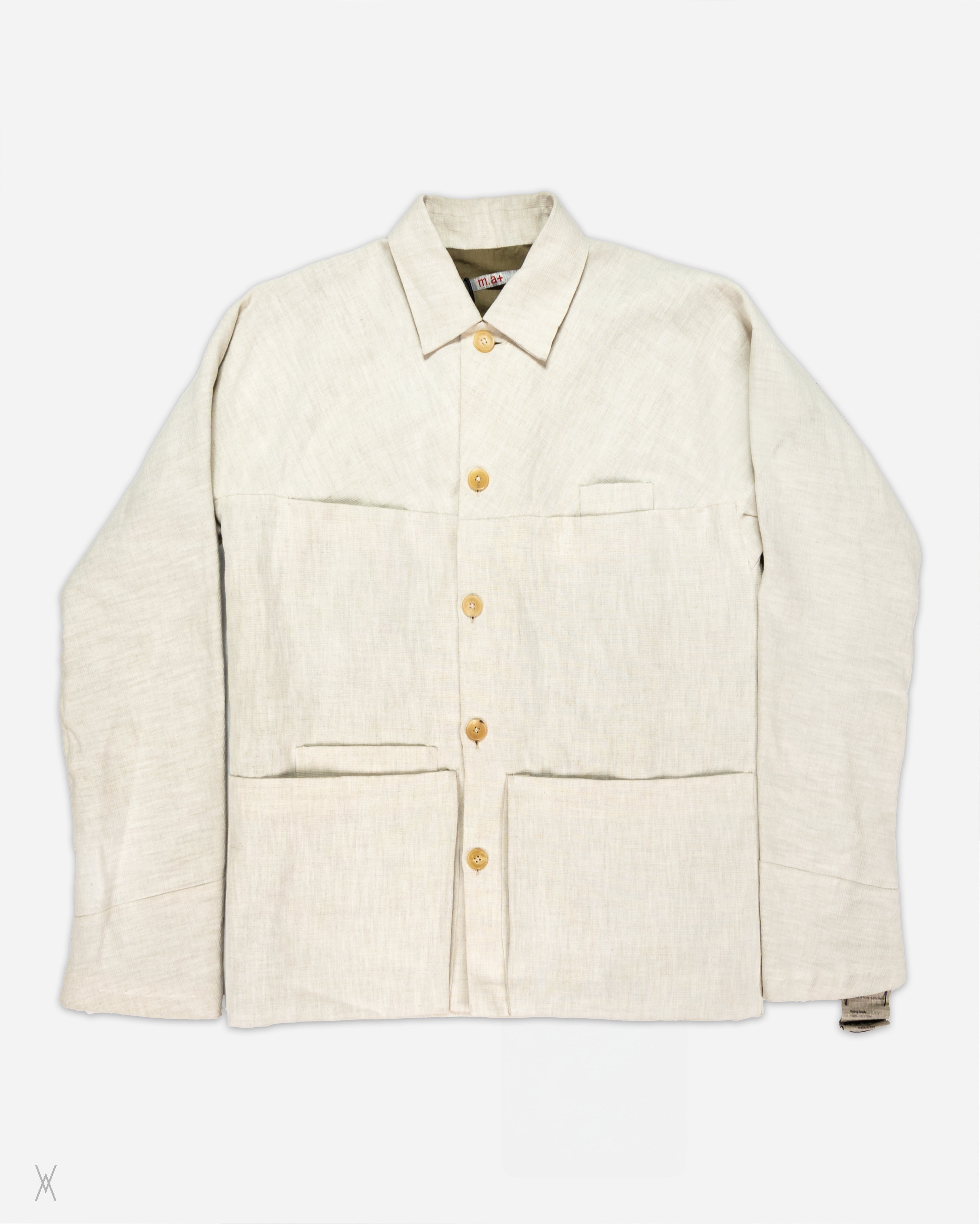 Linen-Cotton Work Jacket – VORHE Linen-Cotton Work Jacket – VORHE