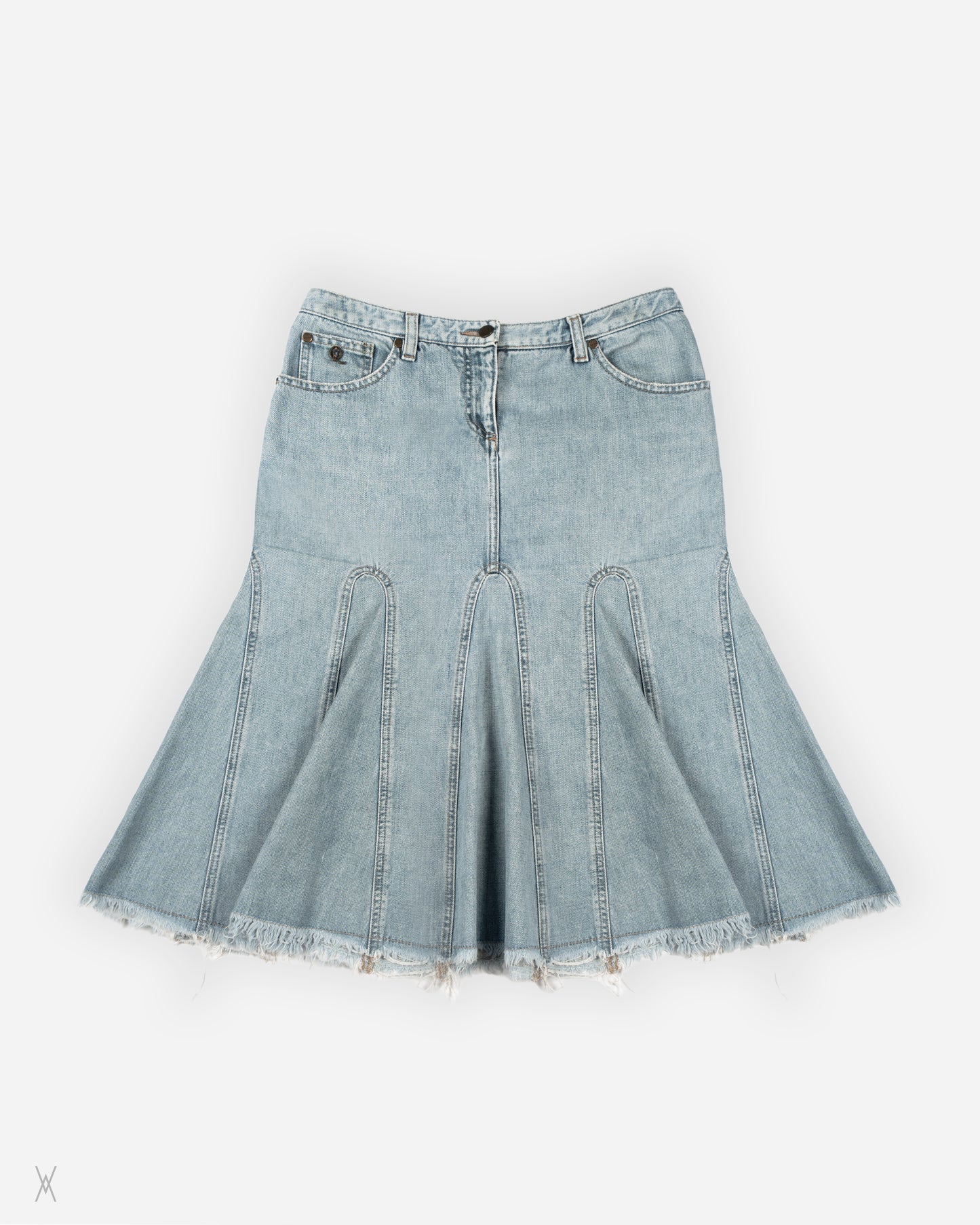 SS04 “Deliverance” Denim Trumpet Skirt