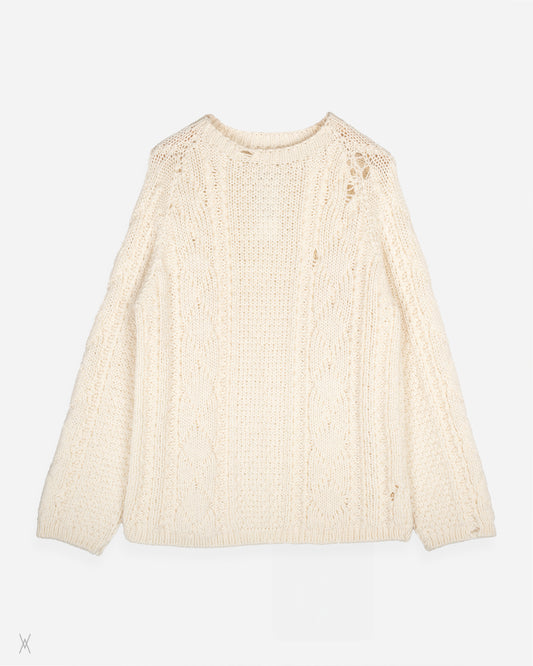 Line 10 chunky cable-knit sweater