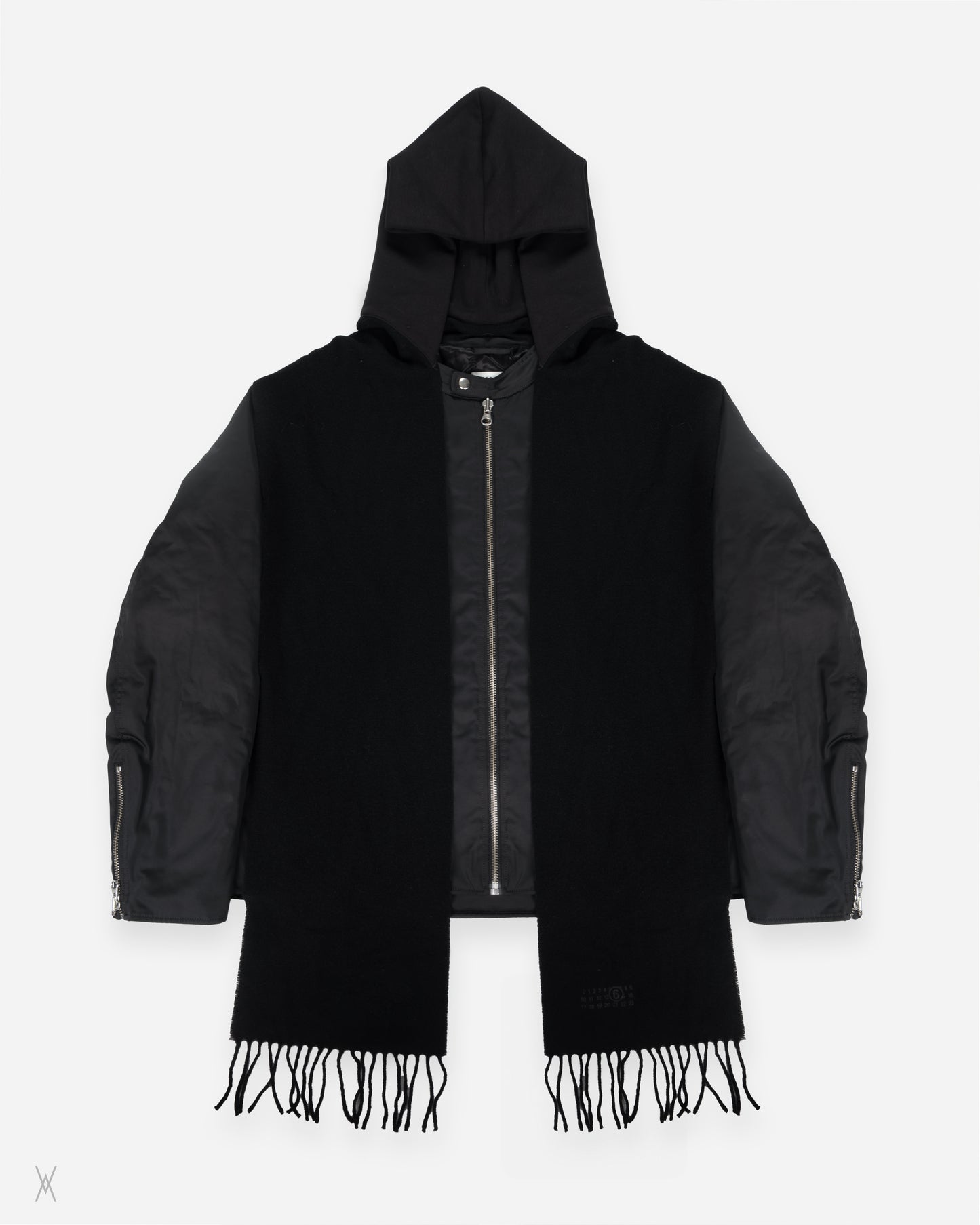 MM6 5zip hybrid jacket