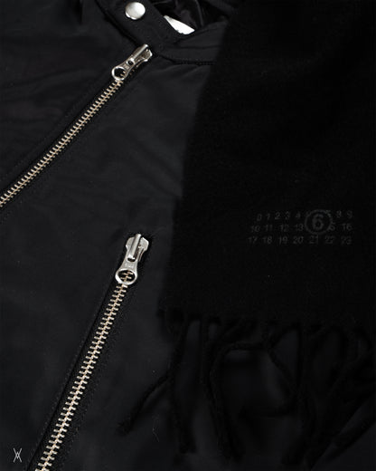 MM6 5zip hybrid jacket