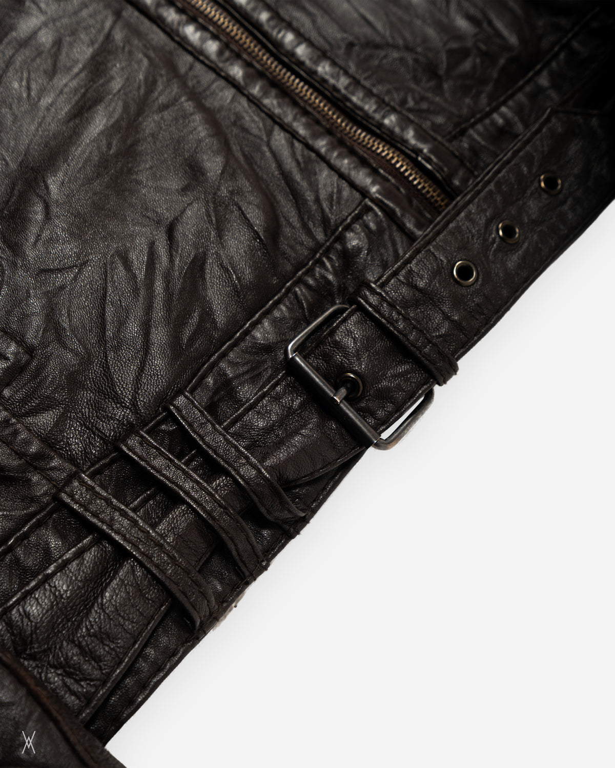 Moschino Jeans Good Luck Leather Jacket