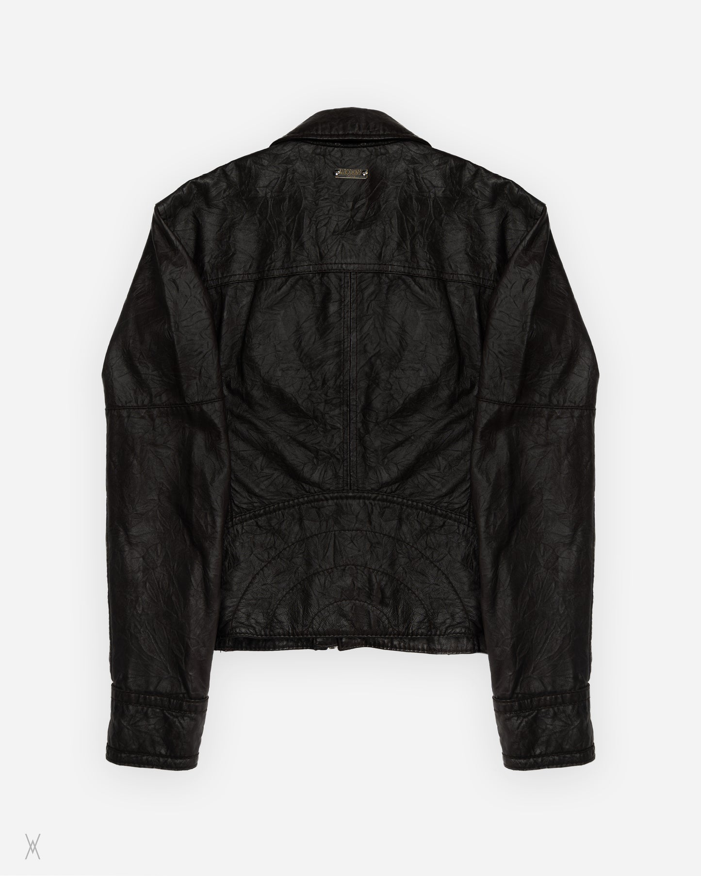 Moschino Jeans Good Luck Leather Jacket