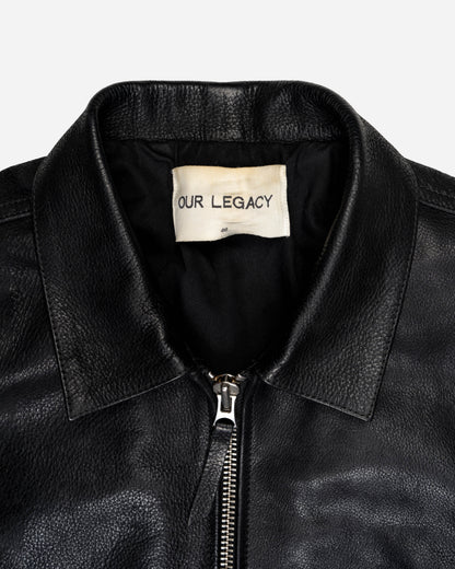 Our Legacy "Black Wax" Leather Jacket