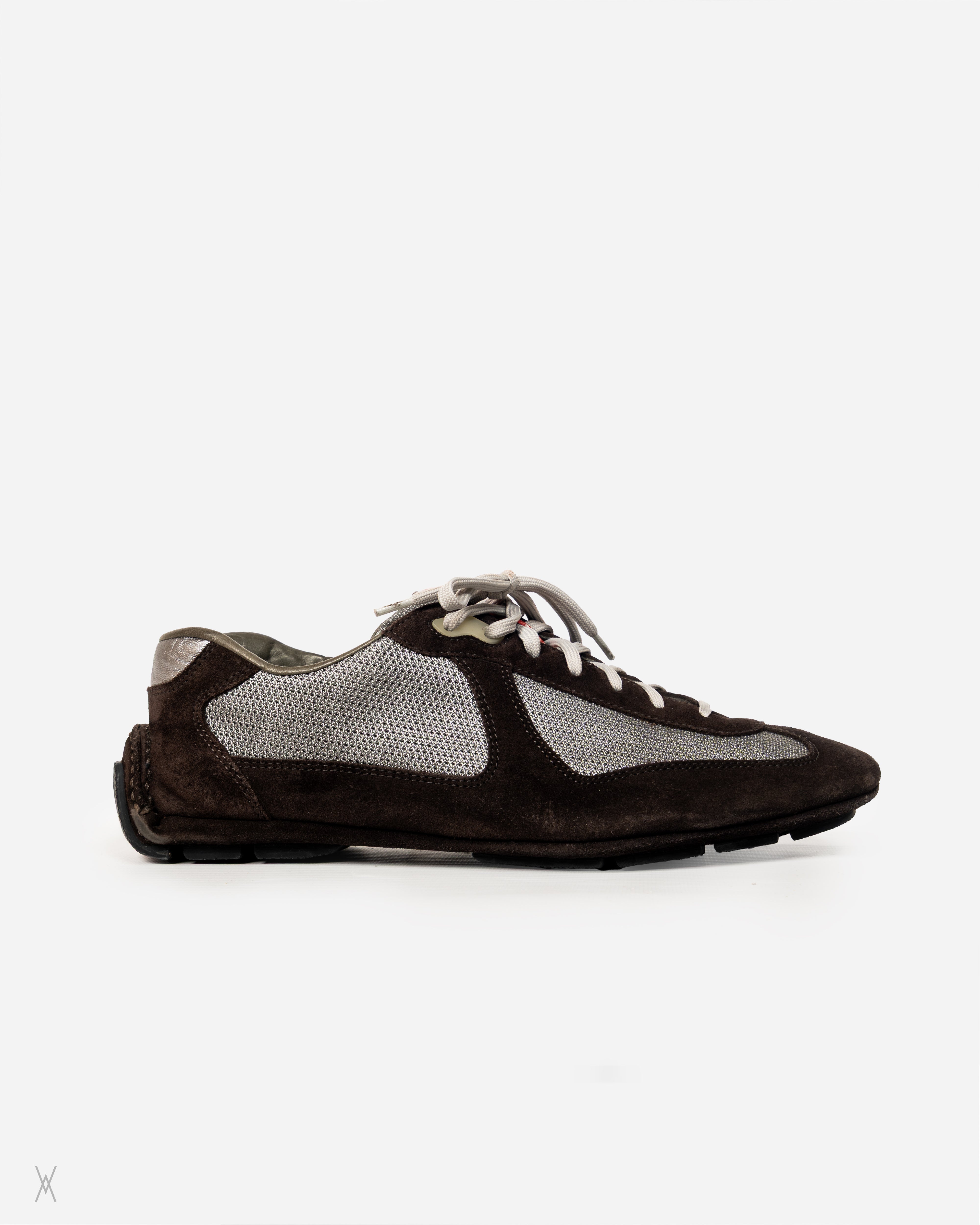 Linea Rossa Suede & Mesh Driving Sneakers – VORHE