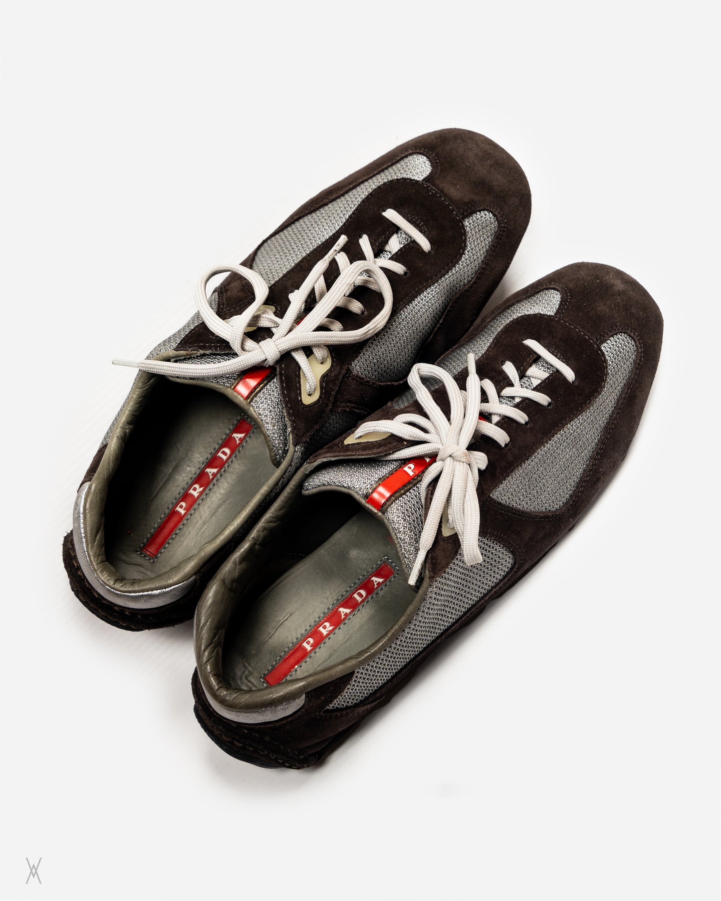 Linea Rossa Suede & Mesh Driving Sneakers
