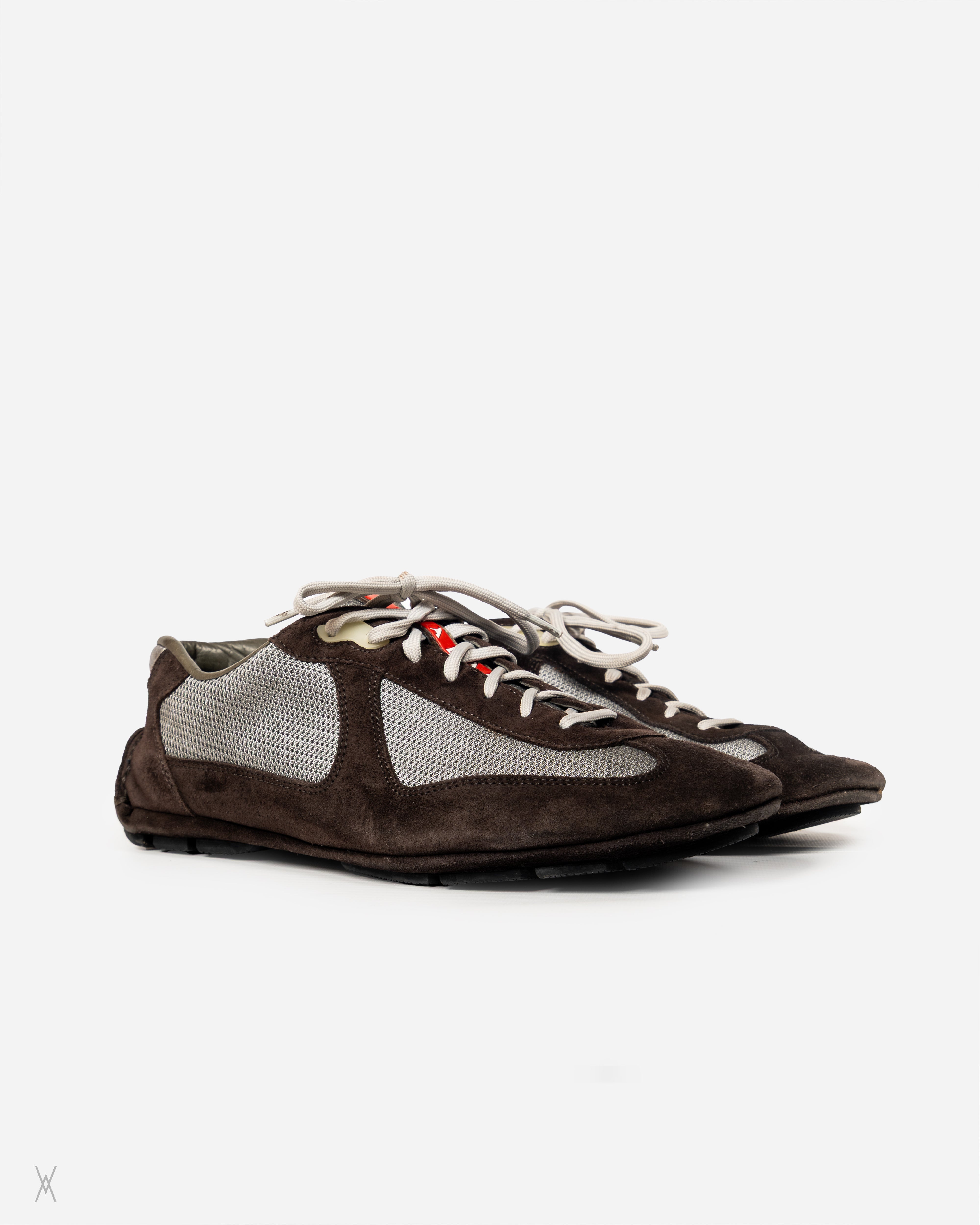 Linea Rossa Suede & Mesh Driving Sneakers – VORHE
