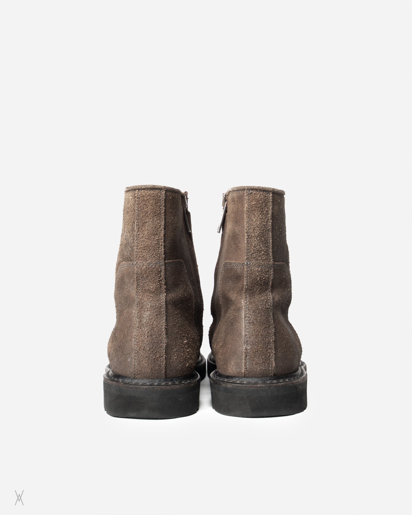 Suede creeper boots early 2010s