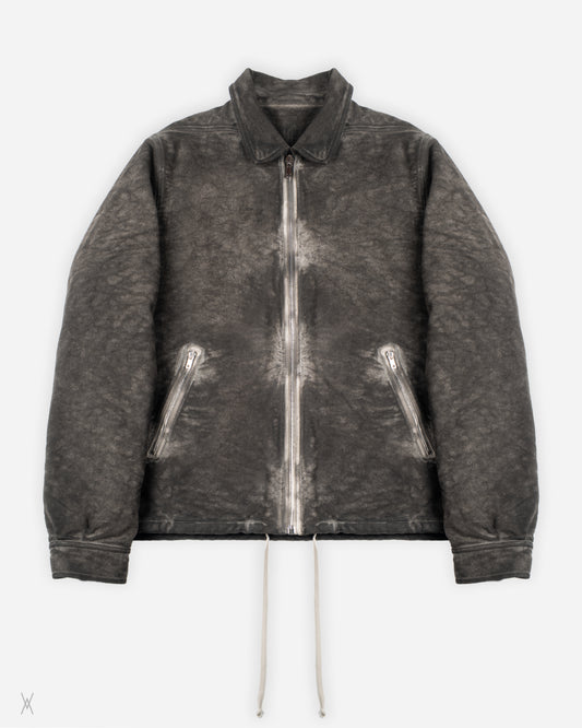 zipfront jacket (garment dye)