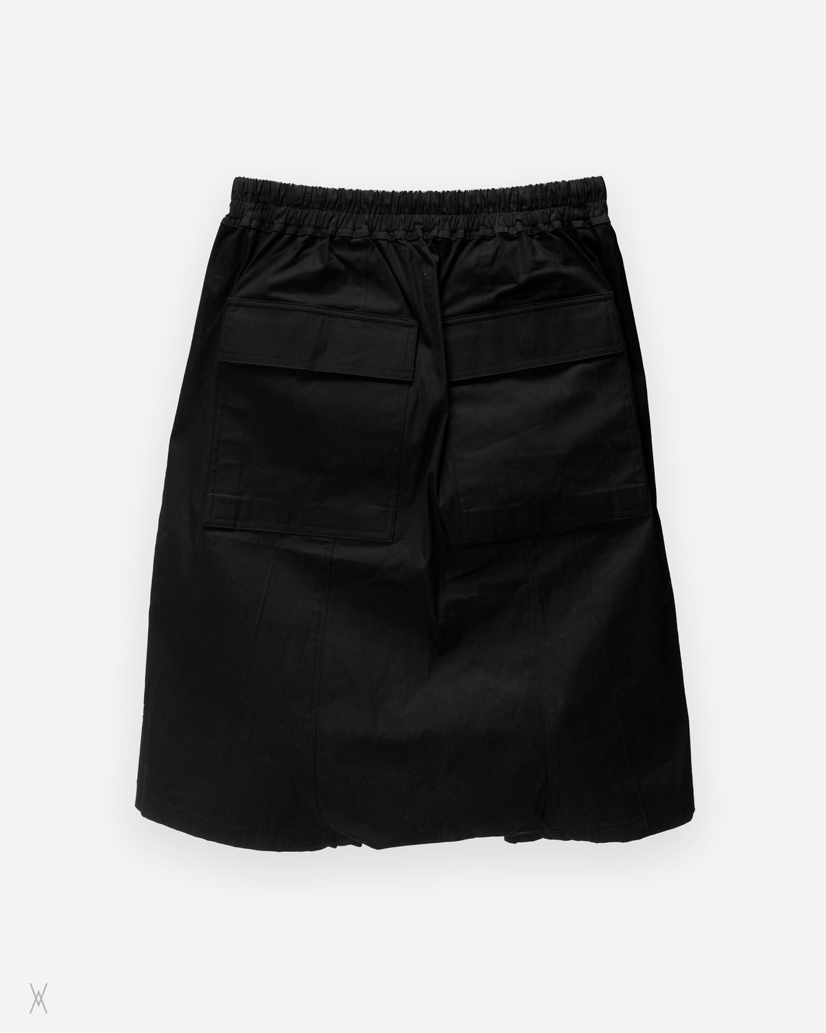 Rick Owens Drop Crotch Black Shorts / (IT 48)