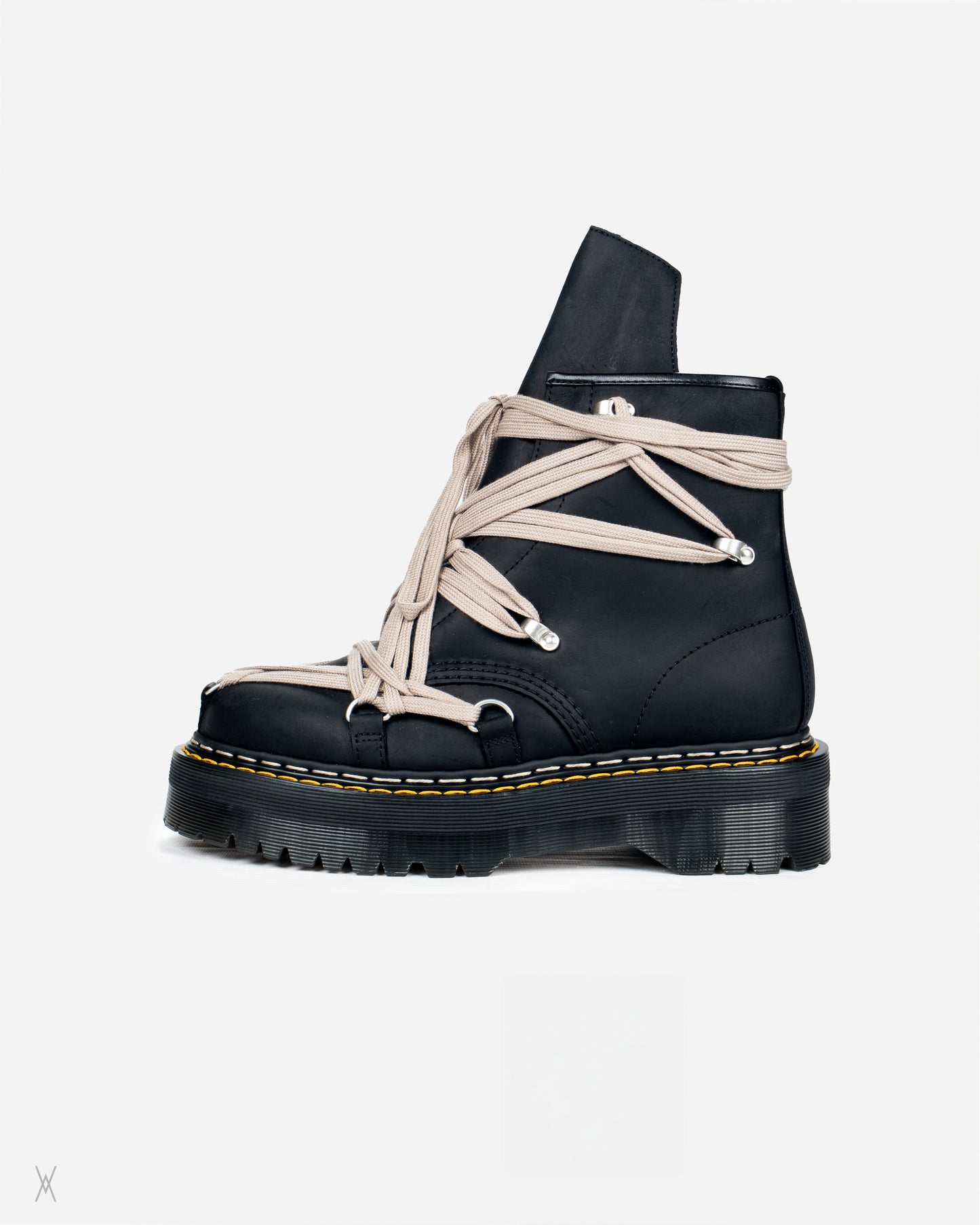 Rick Owens DRKSHDW x Dr. Martens 1460 Quad Sole Megalace® Boots