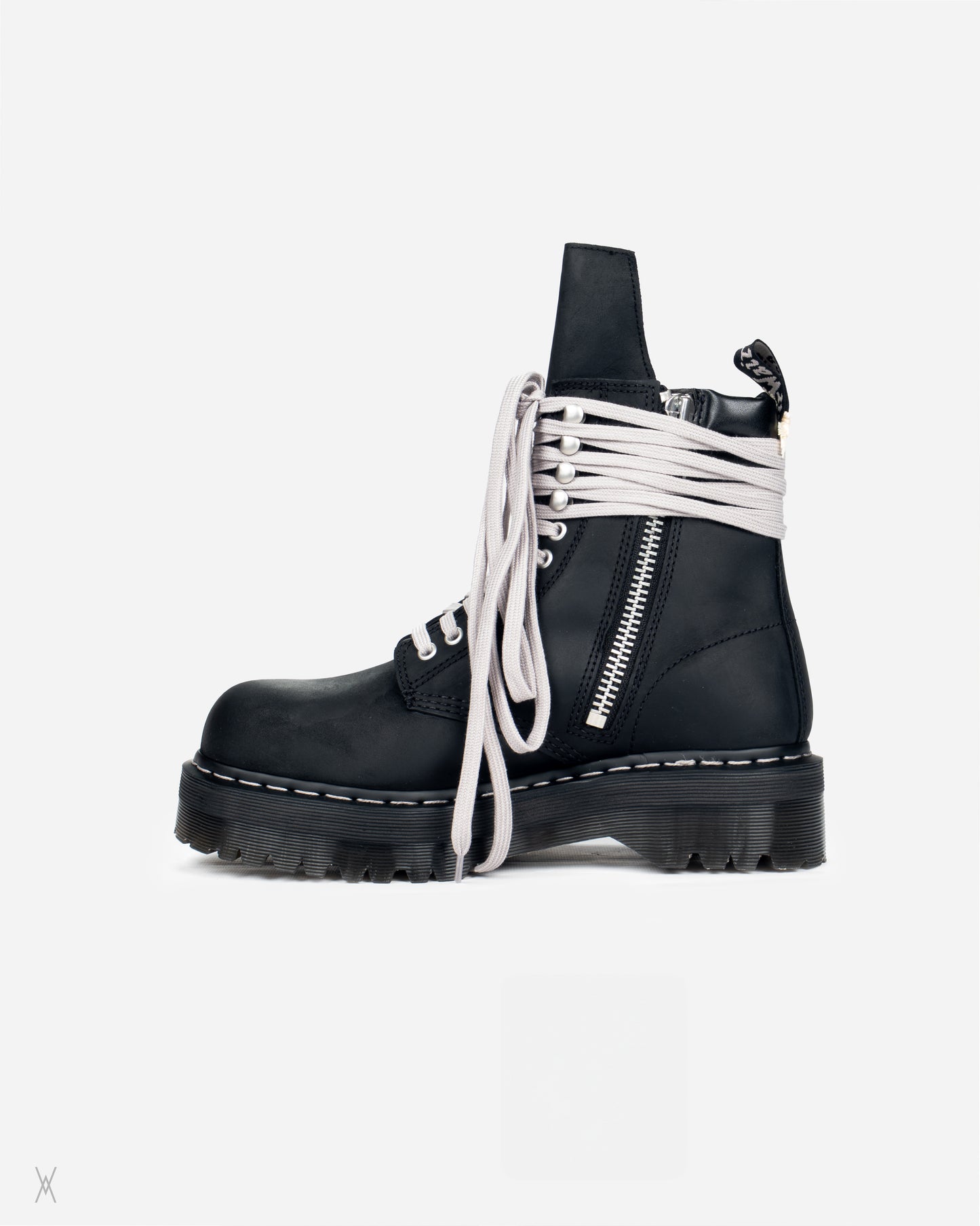 Rick Owens DRKSHDW x Dr. Martens Quad Sole Steel Toe Boot