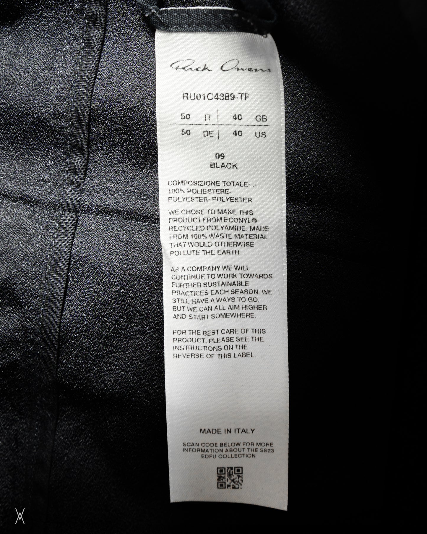 RICK OWENS EDFU Nylon Cargo Shorts SS23