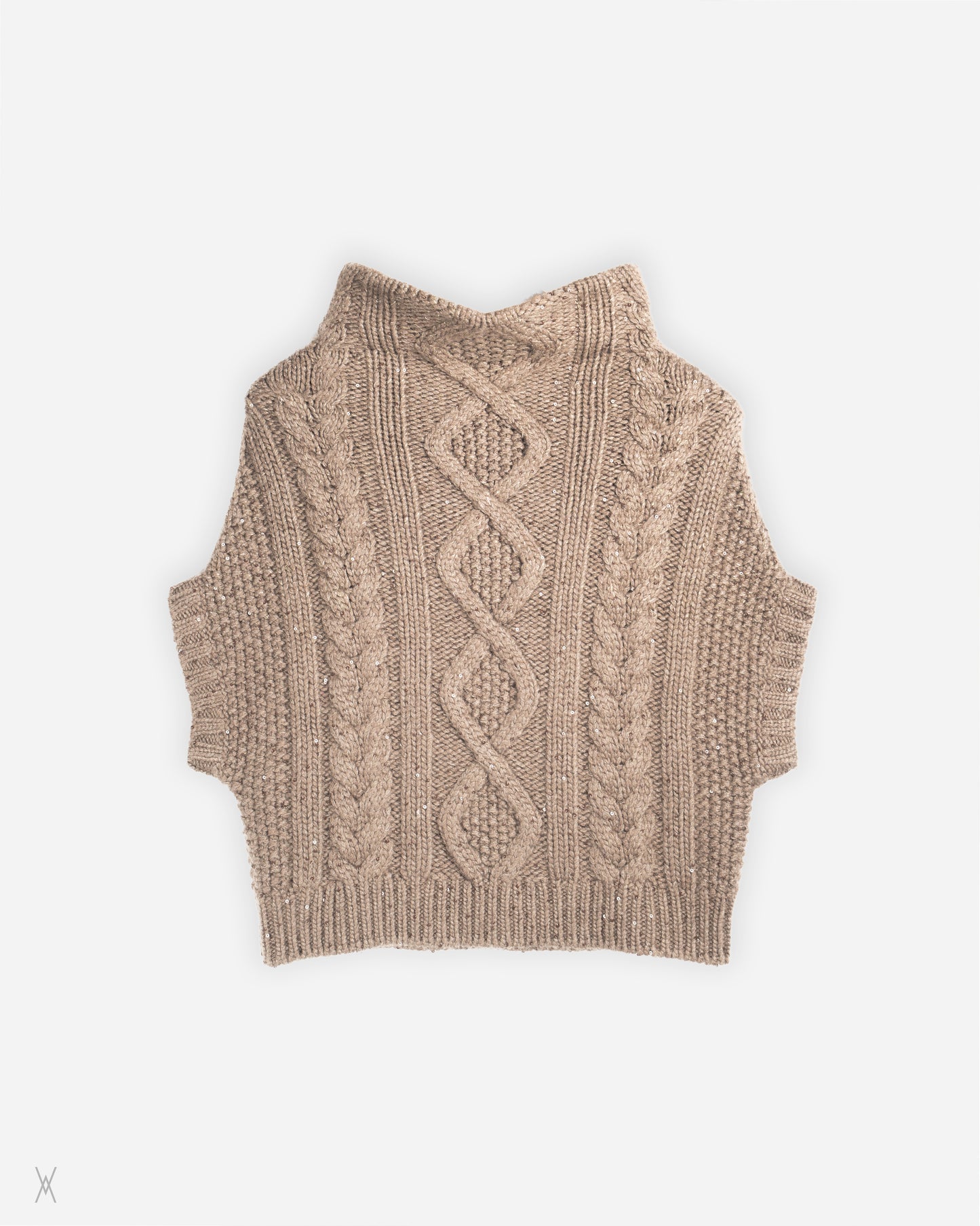 Embellished knit vest