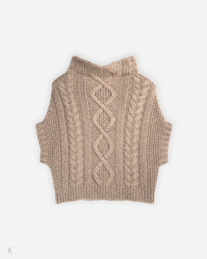 Embellished knit vest