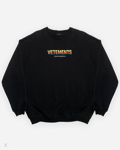 Think Differently Black Sweatshirt
