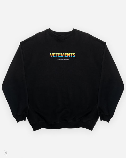 Think Differently Black Sweatshirt