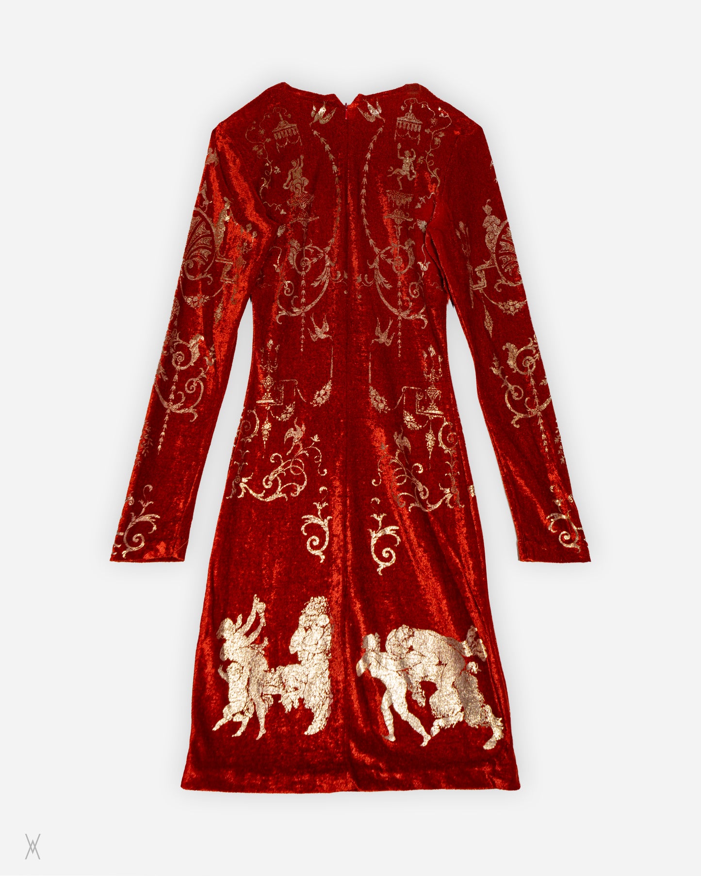 Boulle Velvet Dress — Autumn/Winter 1990–1991