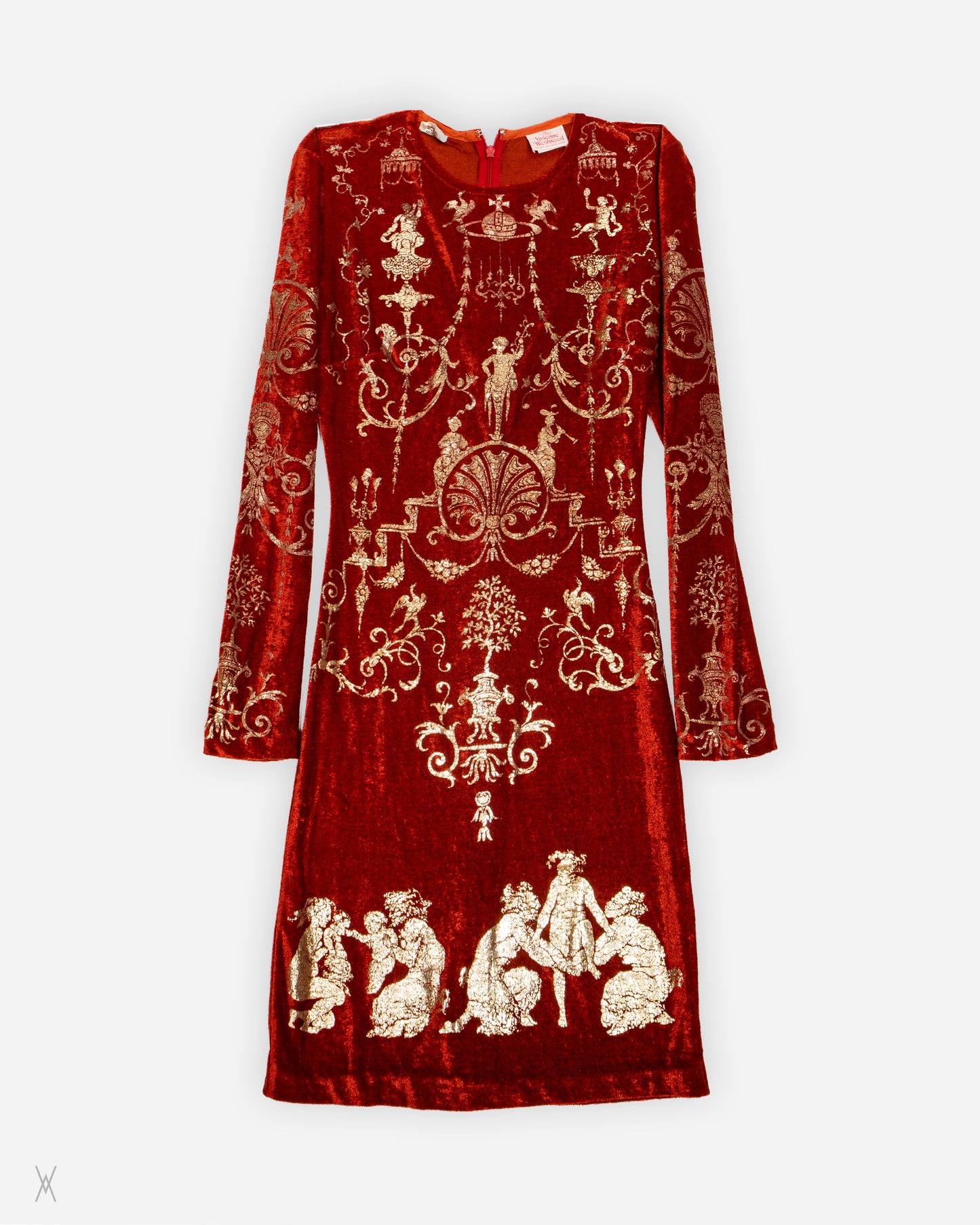Boulle Velvet Dress — Autumn/Winter 1990–1991