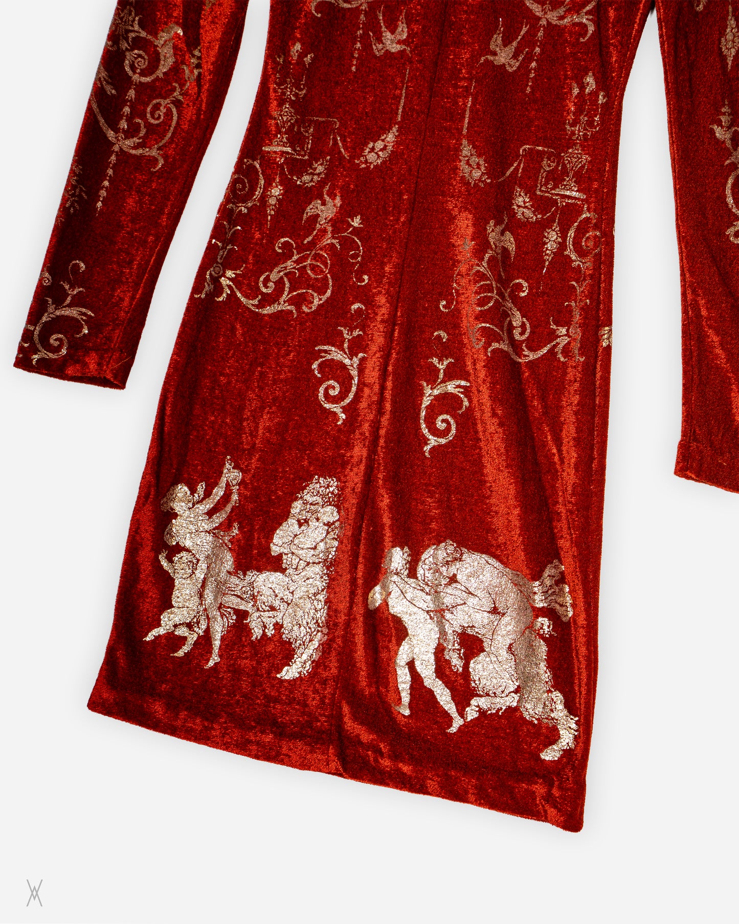 Boulle Velvet Dress — Autumn/Winter 1990–1991