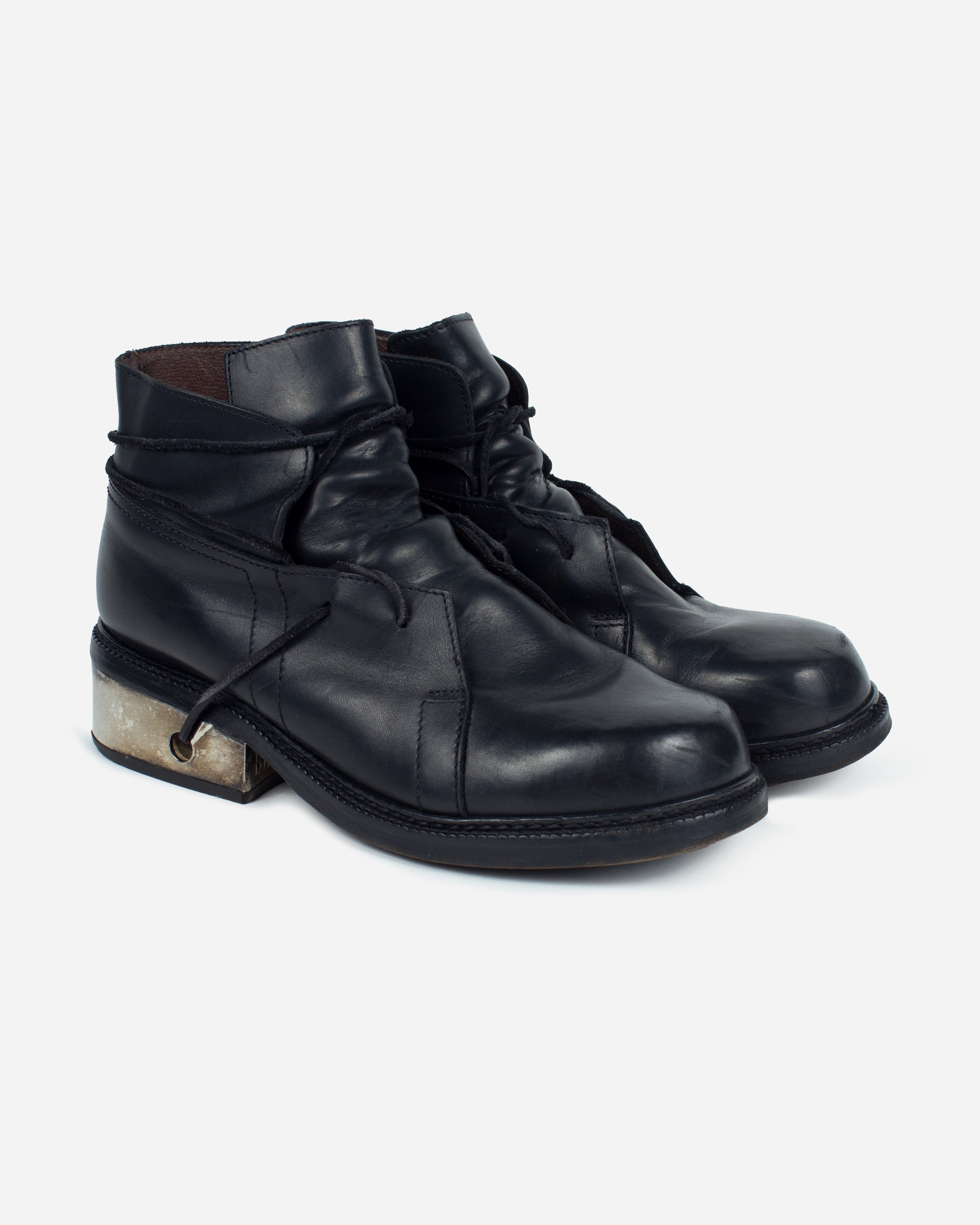 Dirk Bikkembergs Metal Heel Leather Boots VORHE