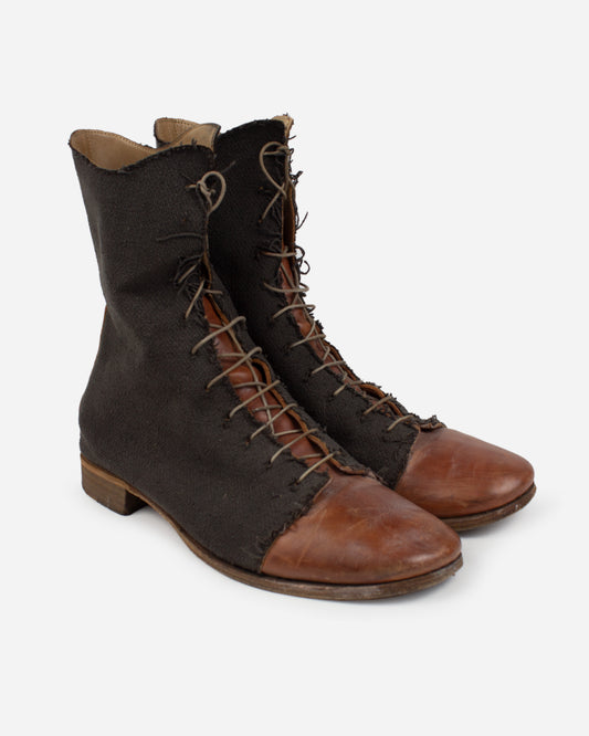 Hybrid Officer Leather Boots