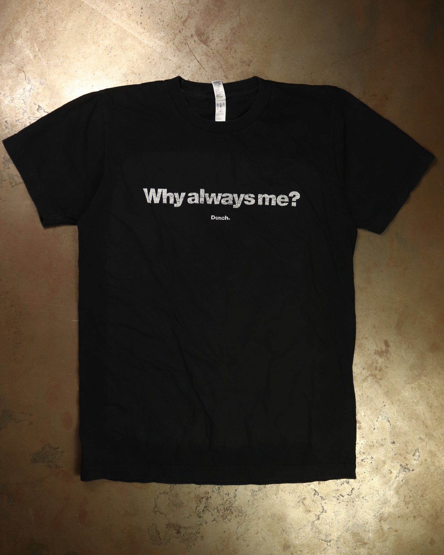 „Why always me?” printed T-shirt